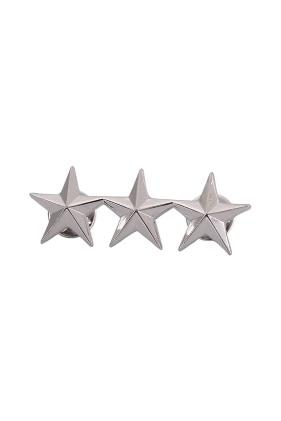 YIEMEEN Five-Pointed Star Lapel Pin Collar Brooch Badage Women Men Pentagram Metal Badge