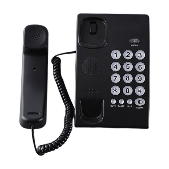 YIEMEEN Fixed Telephone Home Corded Landline Corded Desk Phone Caller Wire Telephone