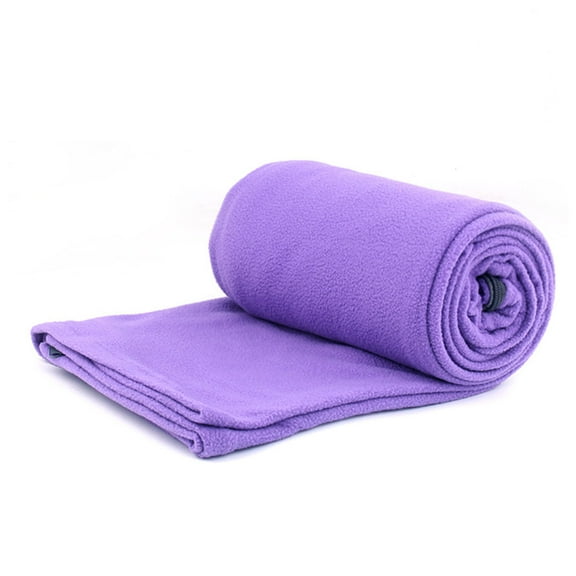 YIEMEEN Fleece Sleeping Bag Liner Travel Sheet Camping Sleep Sack Zippered Storage Bag