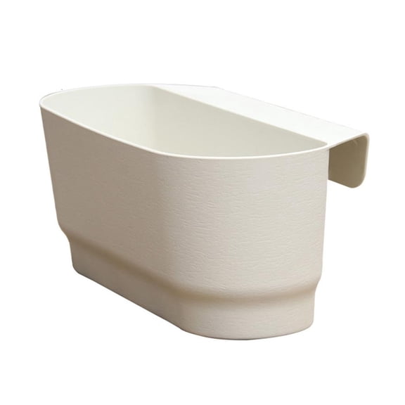 YIEMEEN Flower Pot Half Round Hanging Basket Flowerpot Outdoor Home Balcony Garden Decor