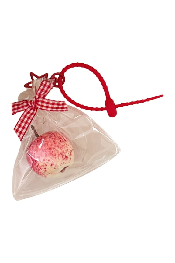 YIEMEEN Foam Apples Keychain Bag Hangings Car Keyrings Apples Pendant Charm Gift
