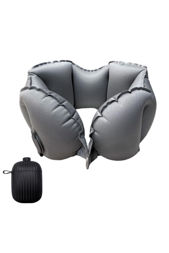 YIEMEEN Foldable Inflatable Travel Pillow With Storage Bag For Backpacking