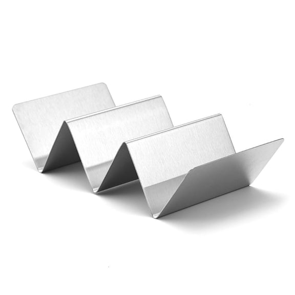 YIEMEEN Food Grade Stainless Steel Taco Holders Smooth Edge for Safe Use Durable Kitchen