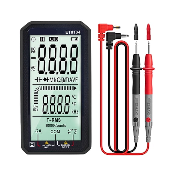 YIEMEEN Full Screen Display Digital Voltage Meter And Electrical Capacitance Tester For Quick Easy Readings Electrical Testing