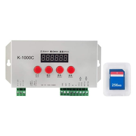 YIEMEEN Full-color Lantern Pixels Program Controller Programmable Compatible for K1000C DMX512 Intelligent Lighting Upgrade Card