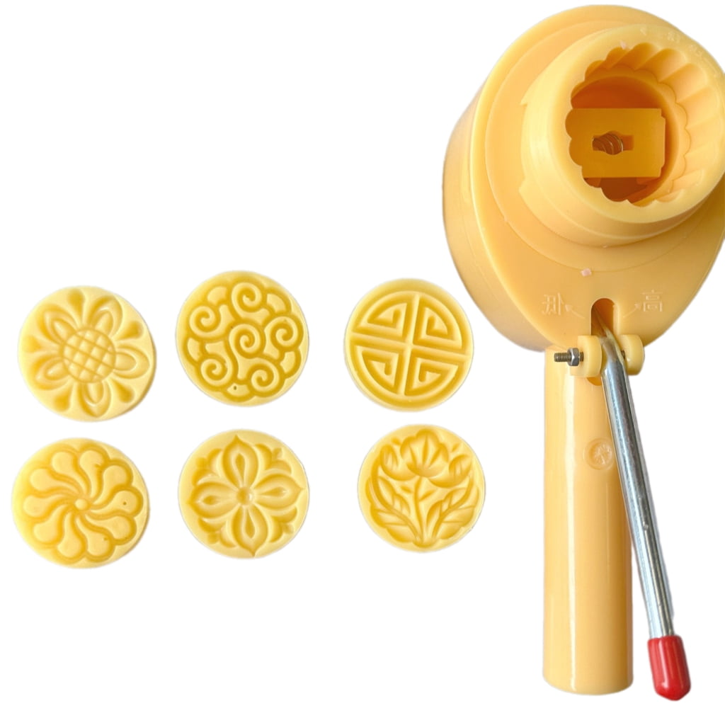 YIEMEEN Functional Patterned Pastries Crafting Molds Manual Mooncakes ...