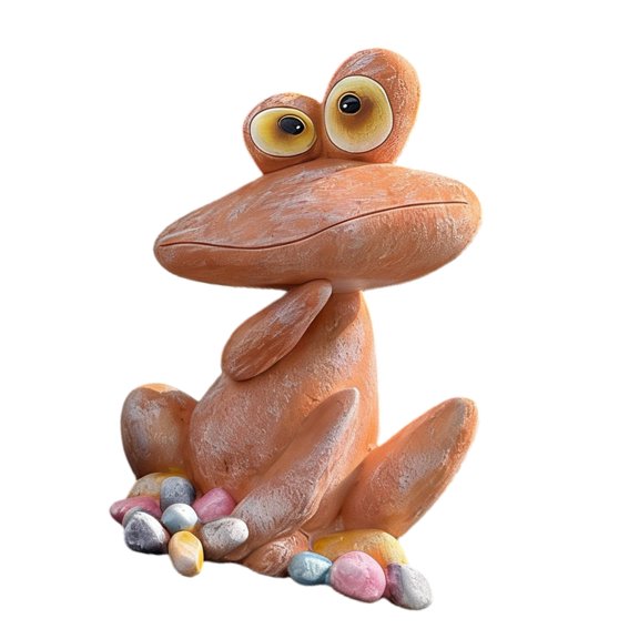 YIEMEEN Funny Frogs Figurine Resin Animal Statue For Home Or Garden Patios Display Gift