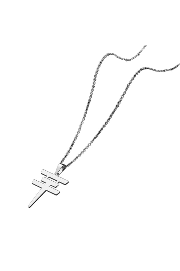 YIEMEEN Geometric Necklaces with Flash Pendant Stainless Steel Unisex Minimalist Jewelry