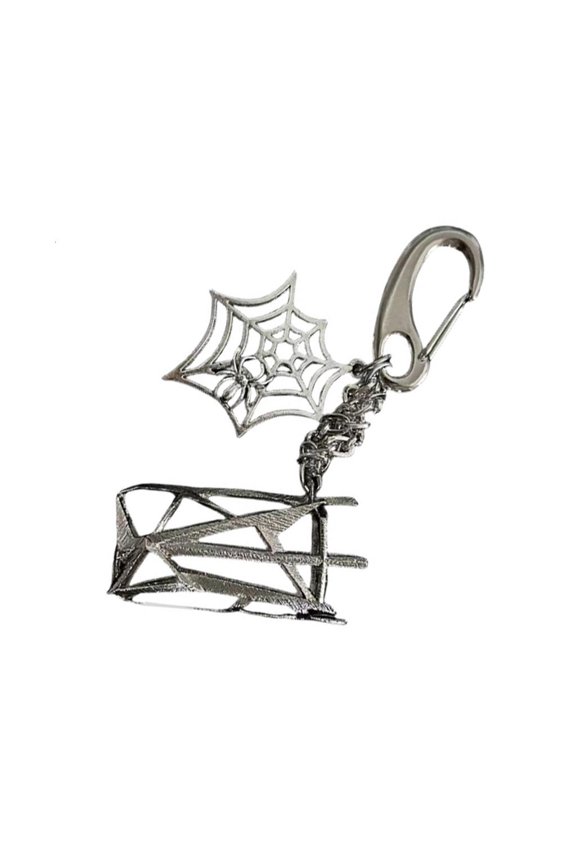 YIEMEEN Gothic Punk Styles Detachable Key Chain And Metal Lighter Holder For Everyday Carry