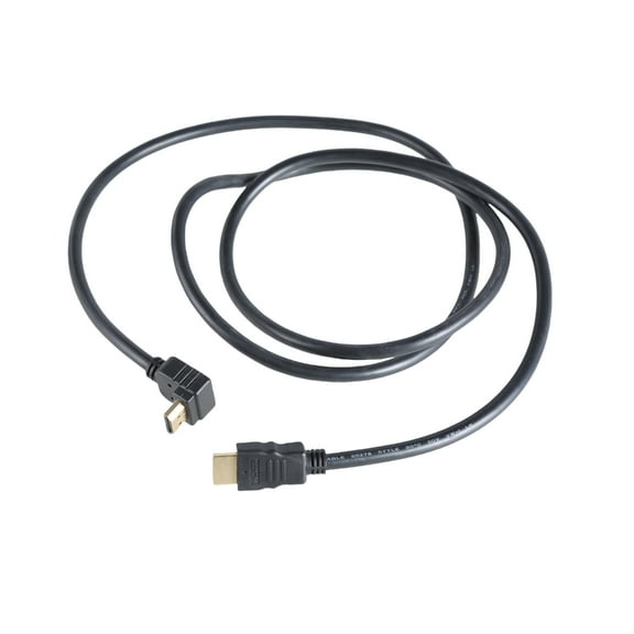 YIEMEEN HDMIcompatible Male to Male Cable Straight to 90 Degree Adapter Cable Connection Wire for Multiple Display Connections