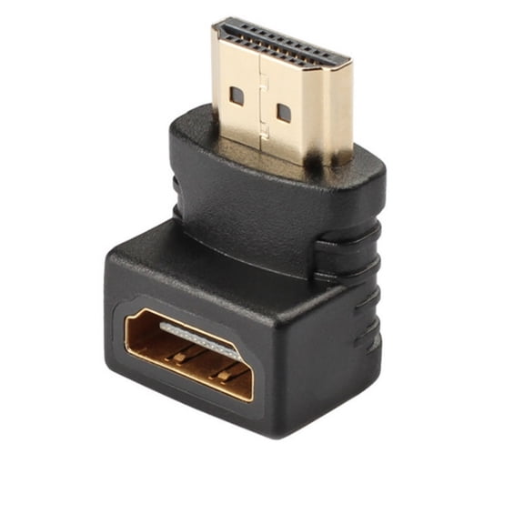 YIEMEEN HDTV-compatible Angled Coupler Male And Female Connectors For Limited Space Fast and Stable Transmission