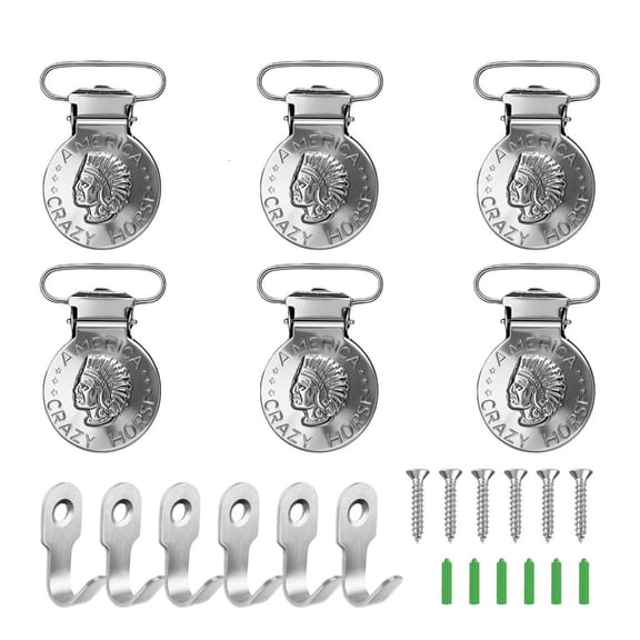 YIEMEEN Heavy Duty Metal Wall Hook For Securely Quilts Tapestries And Blankets