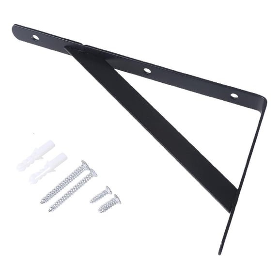 YIEMEEN Heavy Duty Stainless Steel Shelf Bracket Mounting for Triangle Corner Brackets for Desk Table Work Space Saving