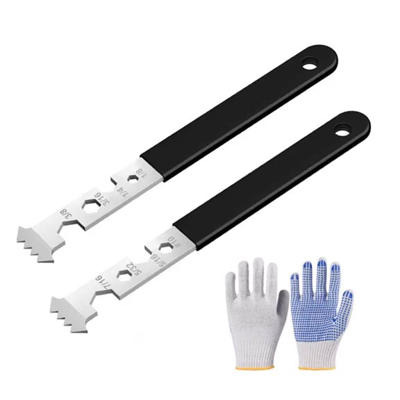 YIEMEEN Hexagonalagonal Wrench With Paver Pulling Tool Trim Puller Shovel Removal Tool Hexagonal Nut Wrench Siding Flooring Tool