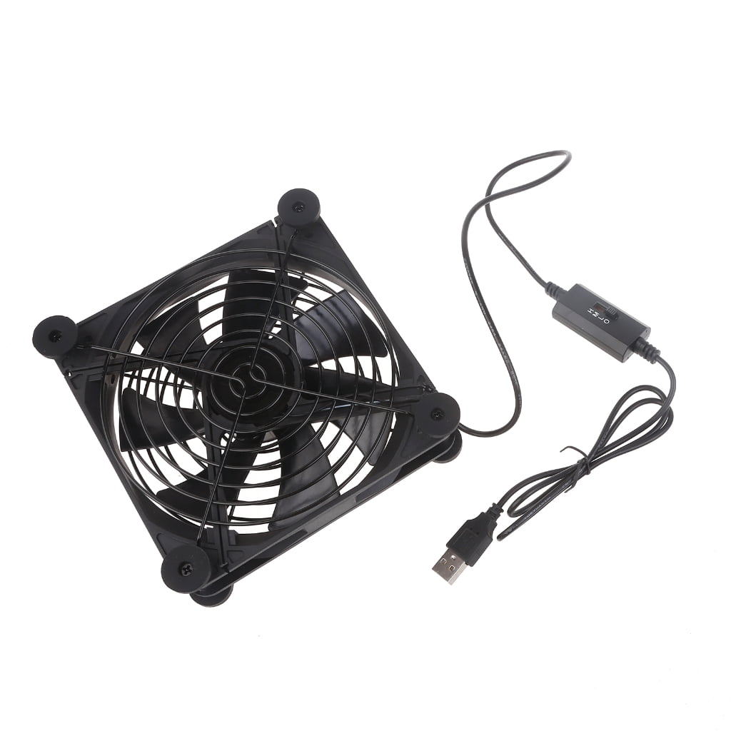 YIEMEEN High Airflows Cooling Fan for Router Modem Receiver TV Box 5V ...