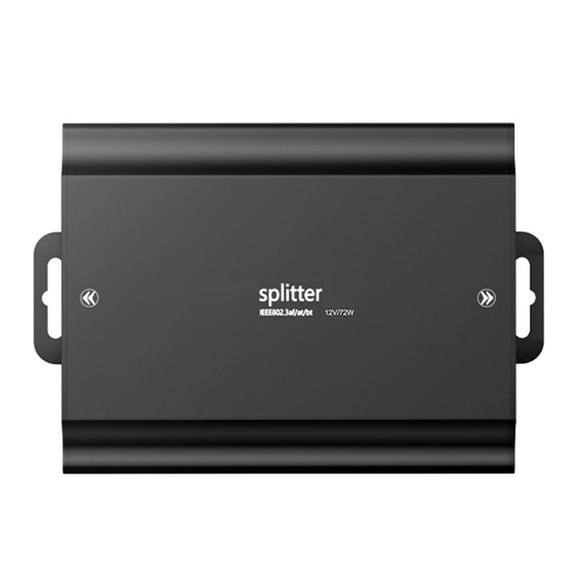 YIEMEEN Highly power POE Splitter 48V To 12V 6A Conversion With Gigabit Speed Metal Housing For Outdoor Networking Applications