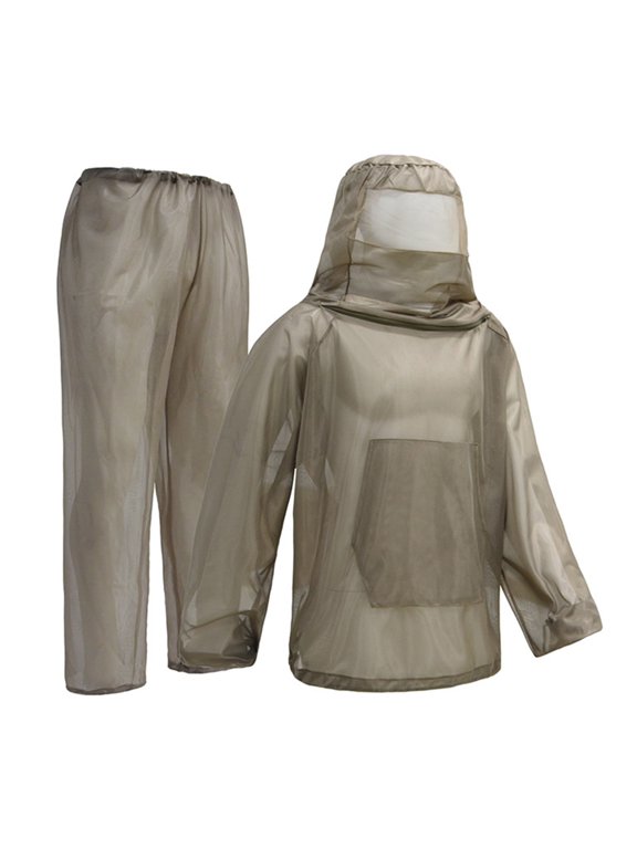 YIEMEEN Honeys Harvesting Clothing Outdoor Garden Beekeeping Hunting Suits Wearable Guard Outdoor Mosquitoes Mesh Clothes