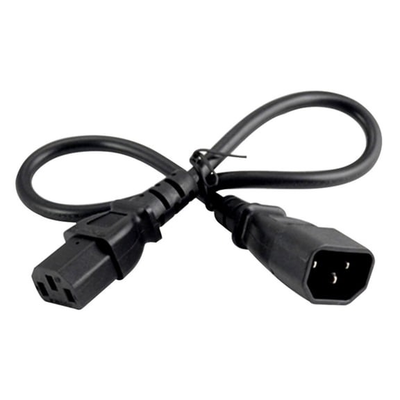YIEMEEN IEC 3Pole C13 Female to 3Pole C14 Male Power Adapters Cable C13 C14 for TV Computer