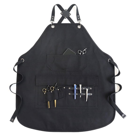 YIEMEEN Impermeable Smock For Cooking Art Painting Hairdressing Strong Polyester With Large Pouches Unisex Workwear