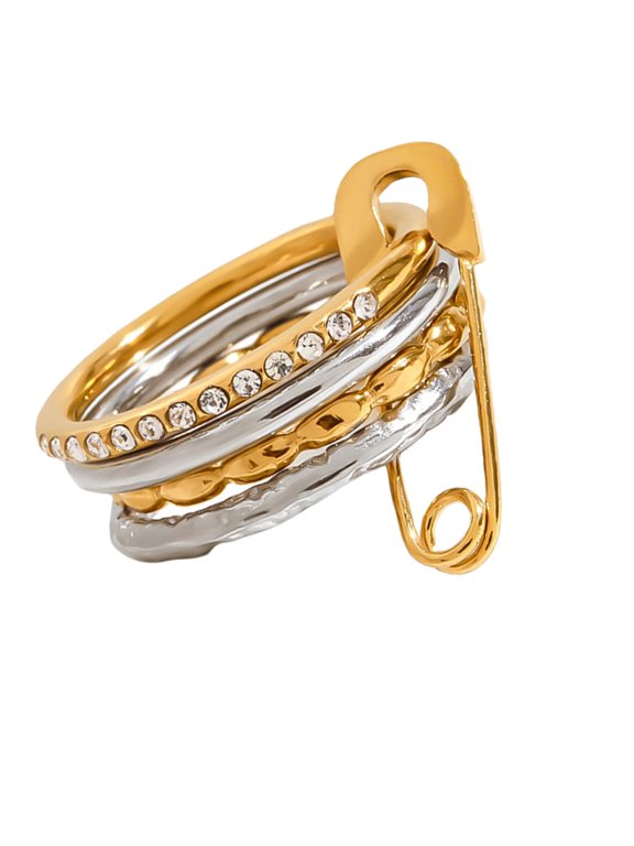 YIEMEEN Interchangeable Stackable Rings Comfortable Everyday Jewelry