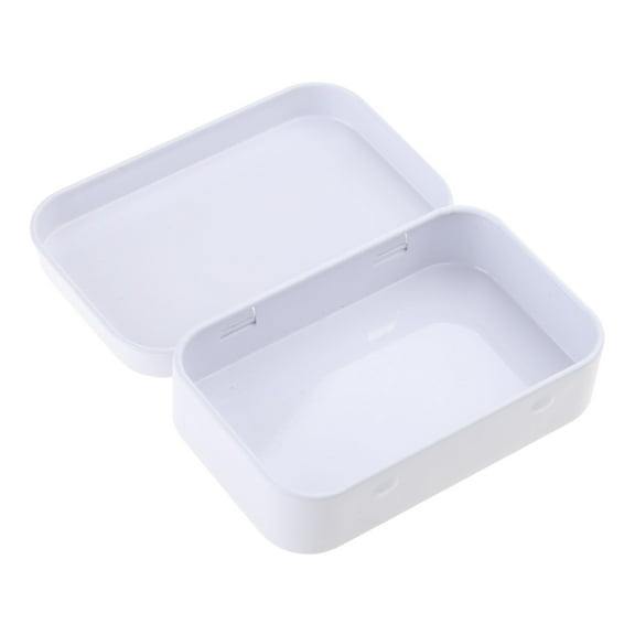 YIEMEEN Iron Container with Lid Rectangular Empty Hinged Tins for Snacks and Small Item