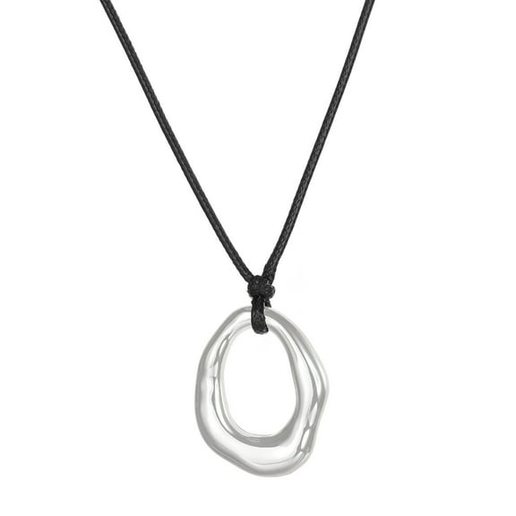 YIEMEEN Irregular Pendant Necklaces Chain Necklaces CCB Material Pendant Necklaces