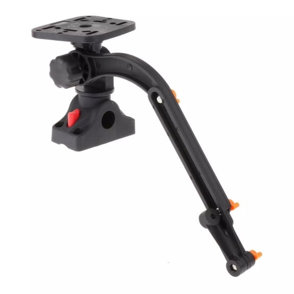YIEMEEN Kayaks Fish Finder Mounting Plate Fish Finder Mount Base Adapter Easy to Install