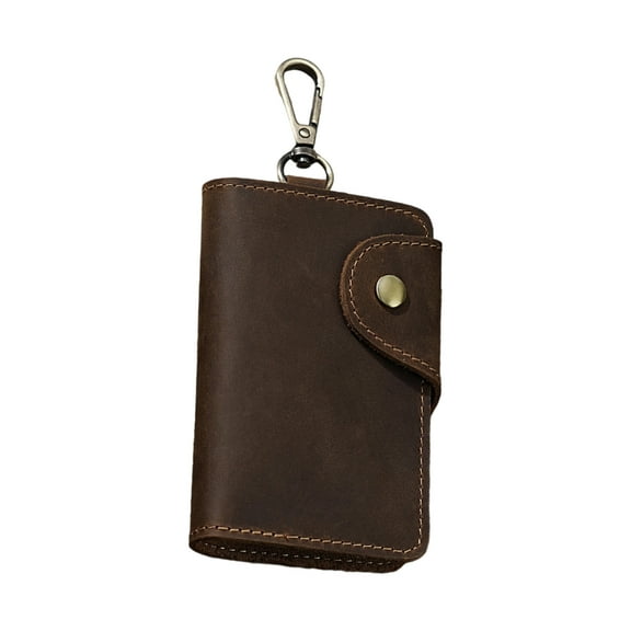 YIEMEEN Key Holder For Cards And Keys Mens PU Key Pouch Stylish Accessory
