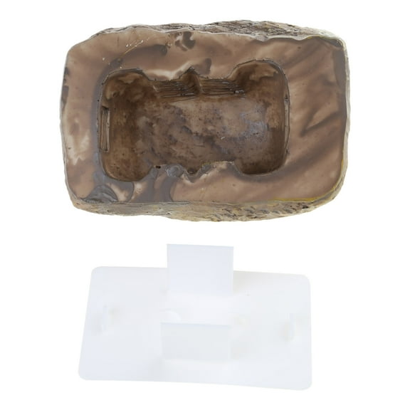 YIEMEEN Key Lock Box Faux Rock Key Holder for Outside Rust Resistant Branch Key Hider