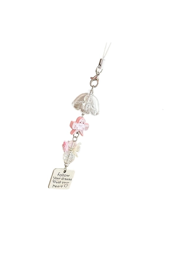 YIEMEEN Kite Wind Chime Keychain Resin Phone Charm Keyring Accessory Decorative Ornament For Teens Children Adults