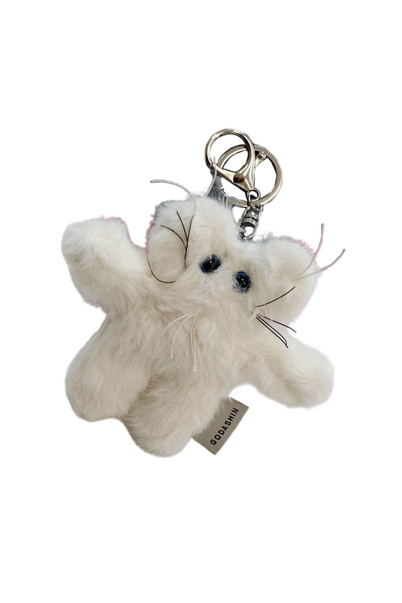 YIEMEEN Korean Bear Cute Plush Doll Keychain Ornament Pendant Women Handbag Decorations
