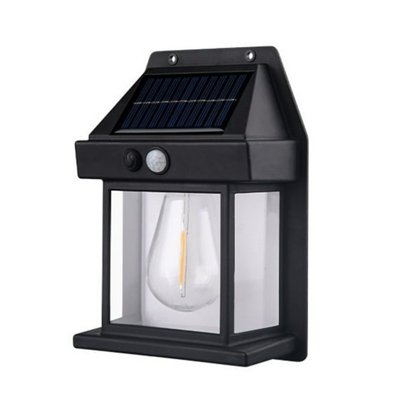YIEMEEN LED Wall Sconce IP65 Waterproof Solar Security Light Exterior Wall Mount Light