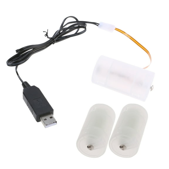 YIEMEEN LR20 D Battery Eliminators Power Converter for 3xLR20 D Battery Powered Product with 78"/39" Cable For Electronic Device
