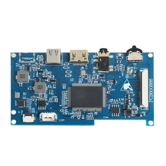 YIEMEEN LVDS LCD Screen Driver Board 40PIN USB 5V Power 3.5mm Output 5mm Thick