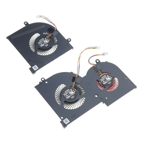 YIEMEEN Laptop CPU GPU Cooling Fan for MSI GS65 GS65VR MS-16Q2 16Q2-CPU-CW 16Q2-GPU-CW BS5005HS-U3N Stealth 4P 5V 0.5A Radiator
