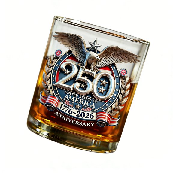 YIEMEEN Large Capacity Whisky Bottle Liquor Container For American Semiquincentennial