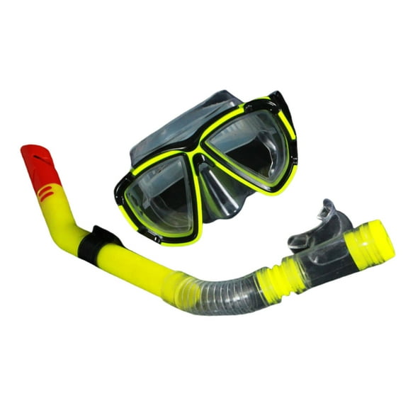 YIEMEEN Leakproof Scubas Diving Mask Half Dry Breathing Tube Diving Mask Swimming Goggles for Beach and Pool Activity