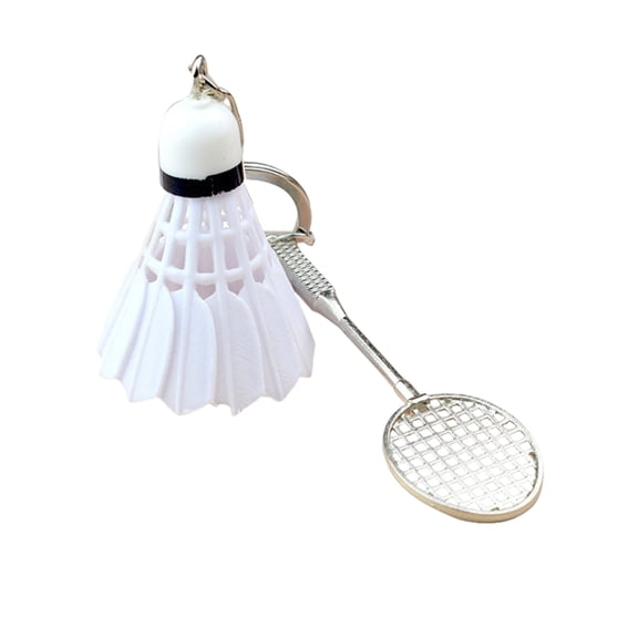 YIEMEEN Lightweight Badminton and Racket Key Holder Keychain for Athletes and Collectors