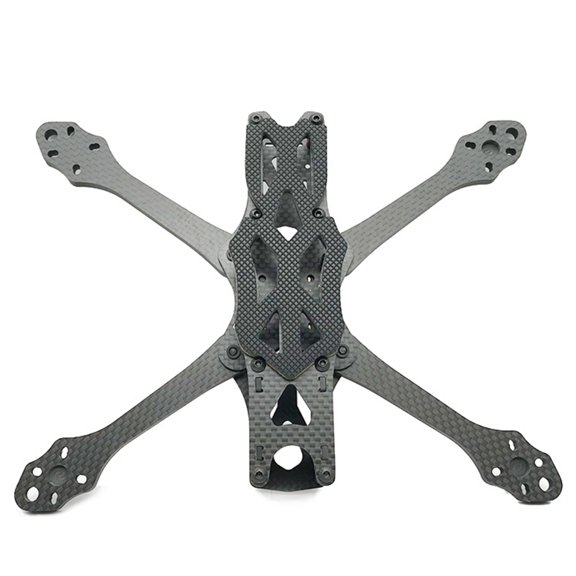 YIEMEEN Lightweight Carbon Fiber Aircraft Frame Flexible Toothpick Frame Kit for APEX FPV Freestyle FPV Flight Models