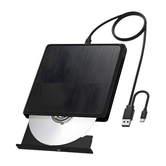 YIEMEEN Lightweight Portable Disc Media Drive USB 3 Gen1 Standard And C harbors For PC And More