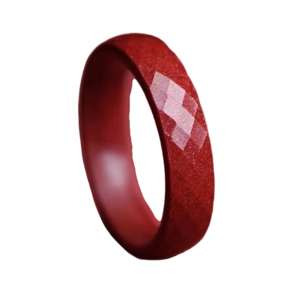 YIEMEEN Lucky Feng Shui Cinnabars Rings Money Amulet Accessory for Attracting Wealth and Positive Energy for Men and Women