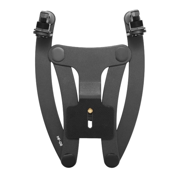 YIEMEEN MFDB Professional Mini Double Head Flash Mount For MF12-DK1 Macro Photography with Foldable Design Feature