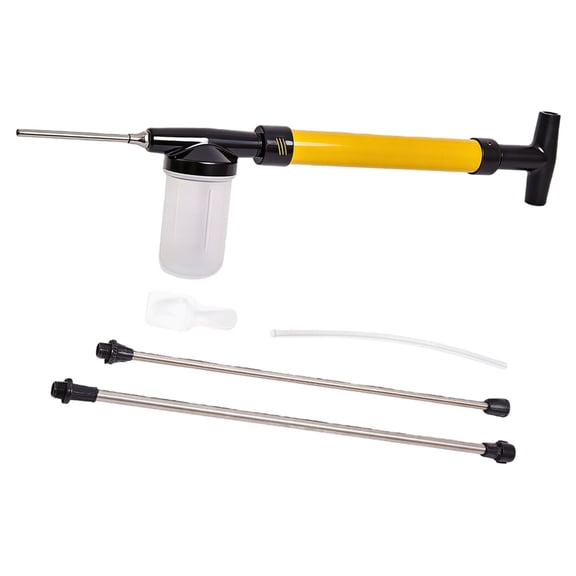 YIEMEEN Manual Powder Sprayer With Detachable Rod Cordless Dust Blower For Garden Workshop Maintenance