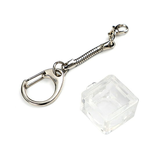 YIEMEEN Mechanical Keyboard Cherry MX Switch Tester Lightless Transparent Keys Keychain