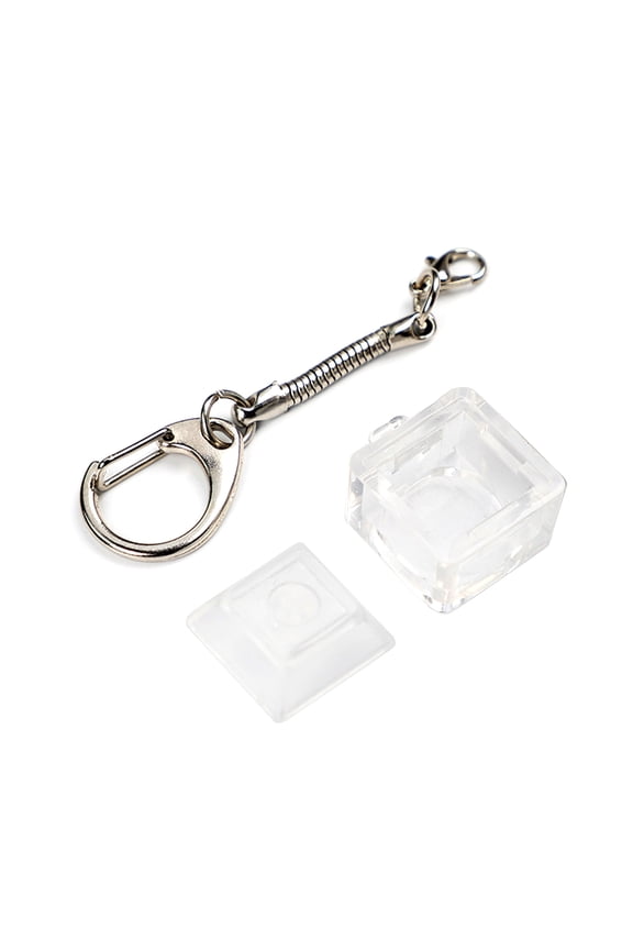 YIEMEEN Mechanical Keyboard Cherry MX Switch Tester Lightless Transparent Keys Keychain