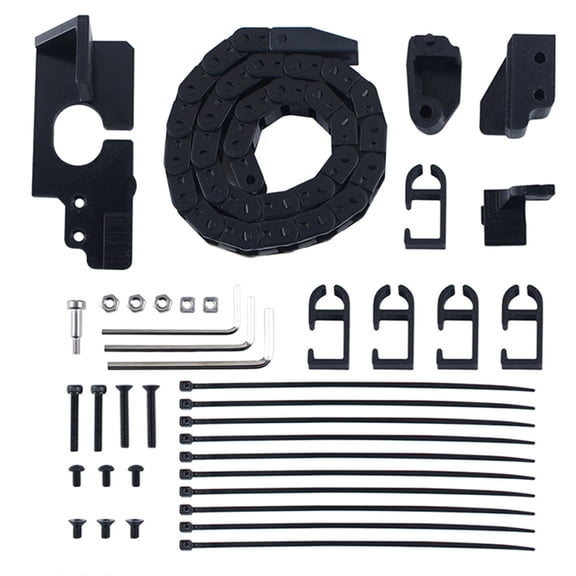 YIEMEEN Metal Cable Protector 3D Printer Bridge Type Drag Chain High Temperature