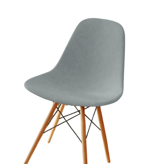 YIEMEEN Milk Silk Shell Chair Cover Dining Seat Cover Removable Chairs Slipcover Dust Proof Bar Stool Slipcovers