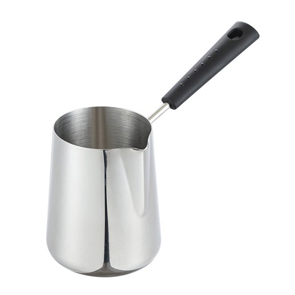 YIEMEEN Milk Steaming Frothing Pitcher Stainless Steel Nonstick Milk Jug Pull Flower Cup