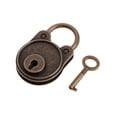 thumbnail image 1 of YIEMEEN Mini Bear Shaped Lock with for Key Home Keyed Padlocks Vintage for Wish Lock Antique Style Personalized Padlock for Back, 1 of 14