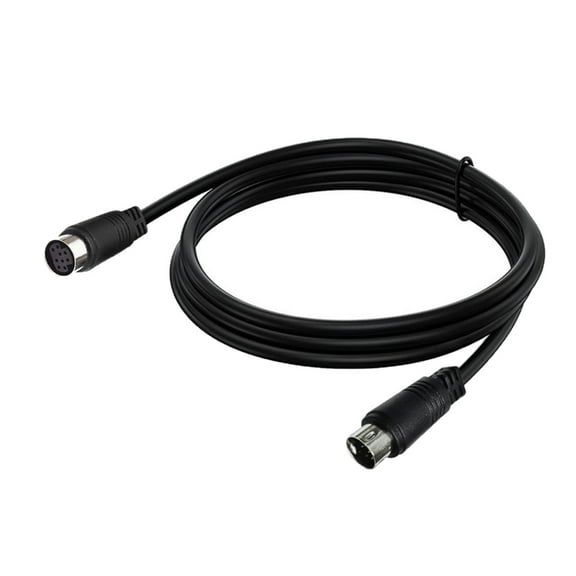 YIEMEEN Mini DIN 9Pin Male to Female S Video Cable for Connecting TV Receiver Projector and Other Devices 300cm/118.11in